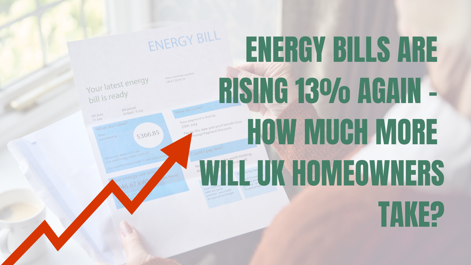 Stock image of energy bill