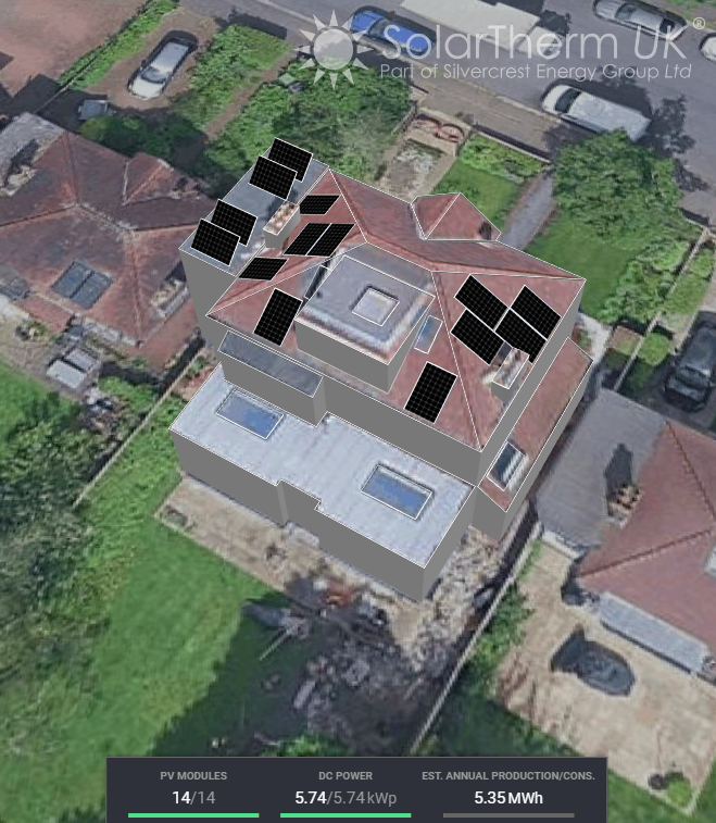 Solar design for a home in Lewisham