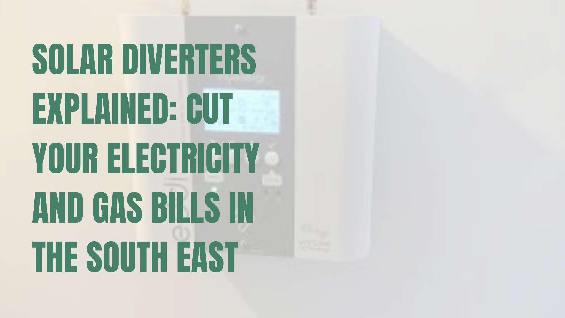 Solar diverter