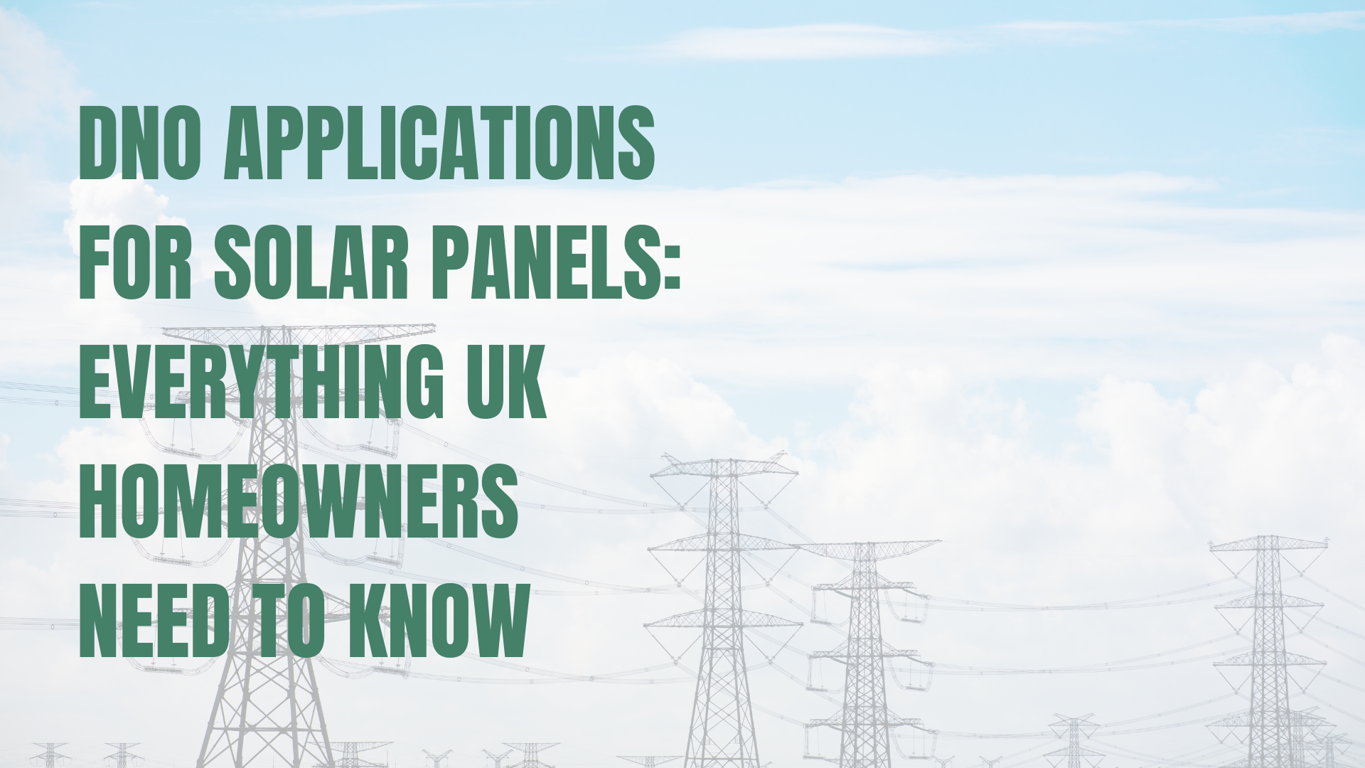 Stock image of electricity pylons