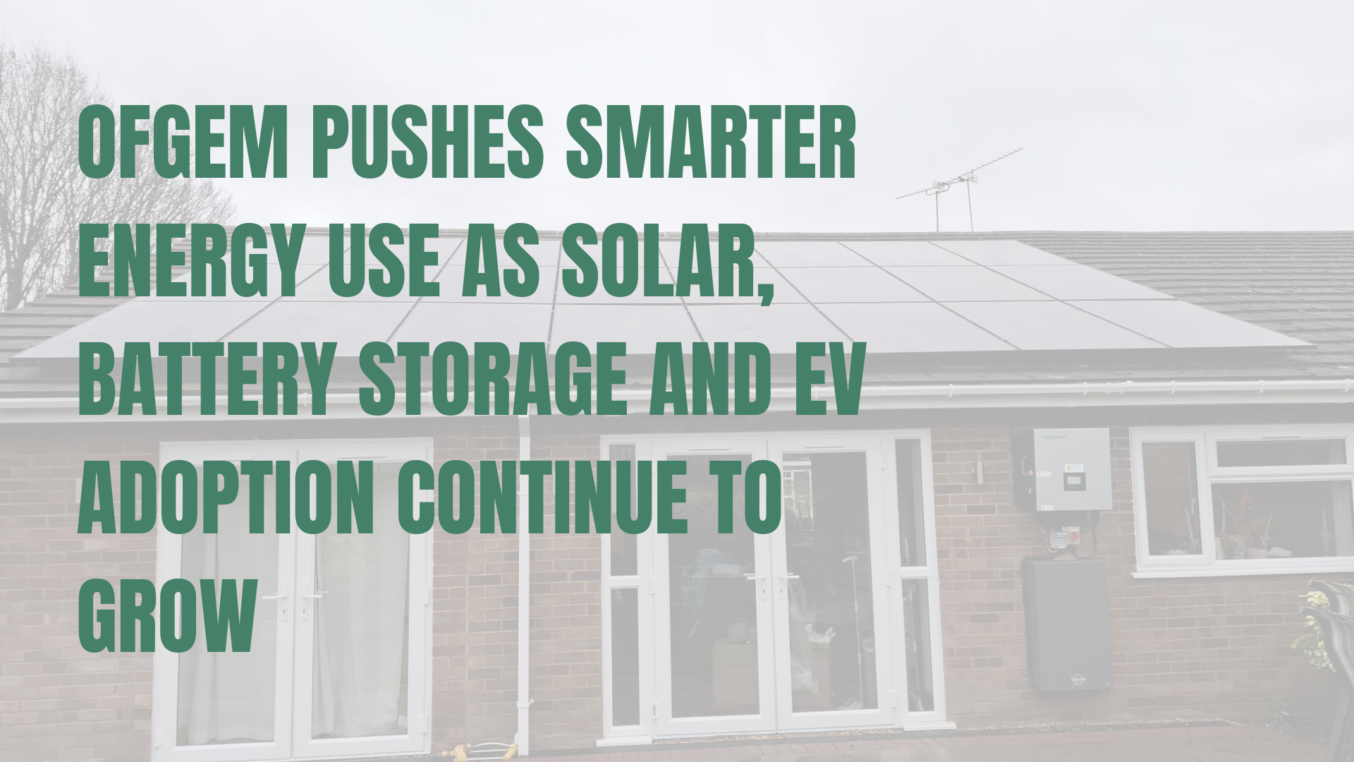 Solar installation on a bungalow roof