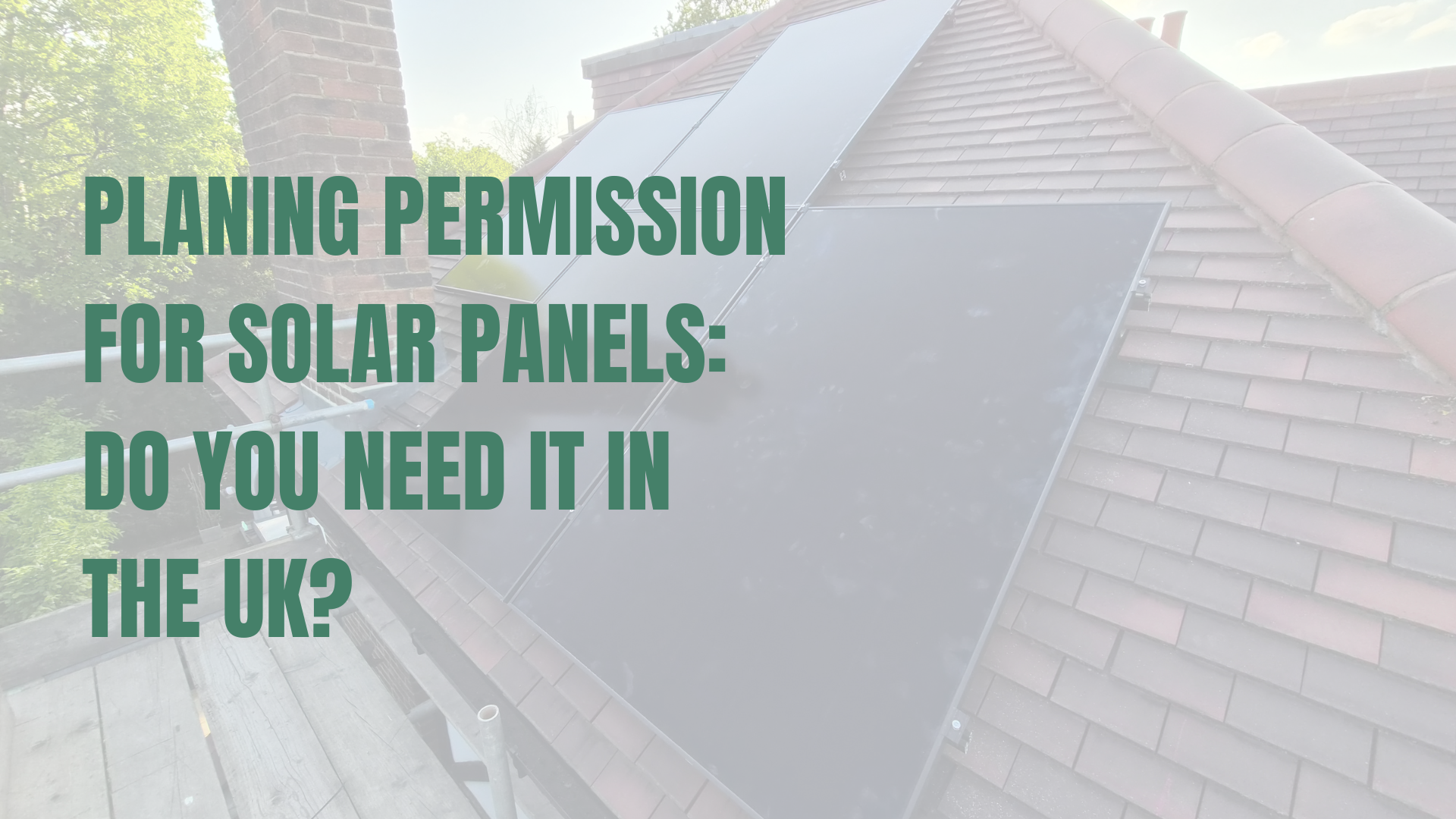 Solar installation on a pitched roof in Kent