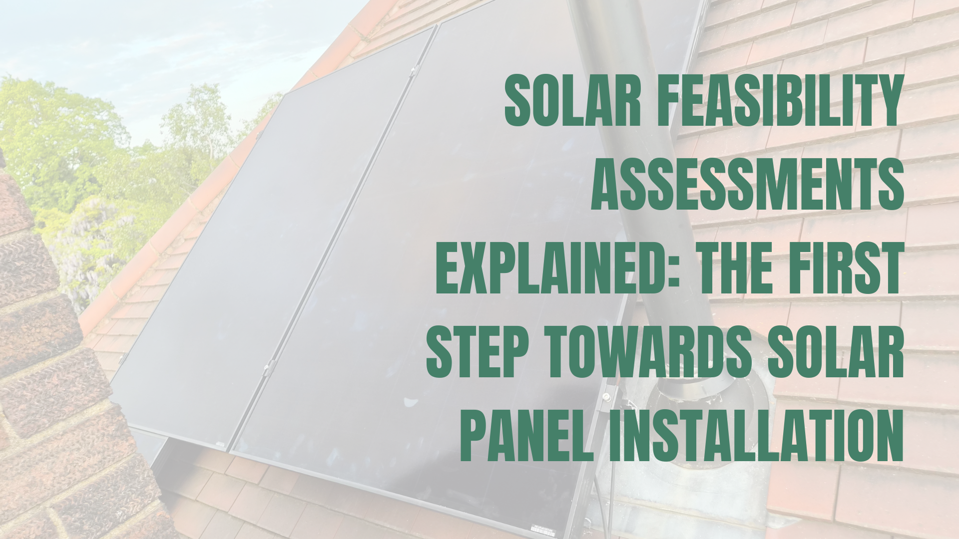 Solar panel installation on a pitched roof in Suffolk