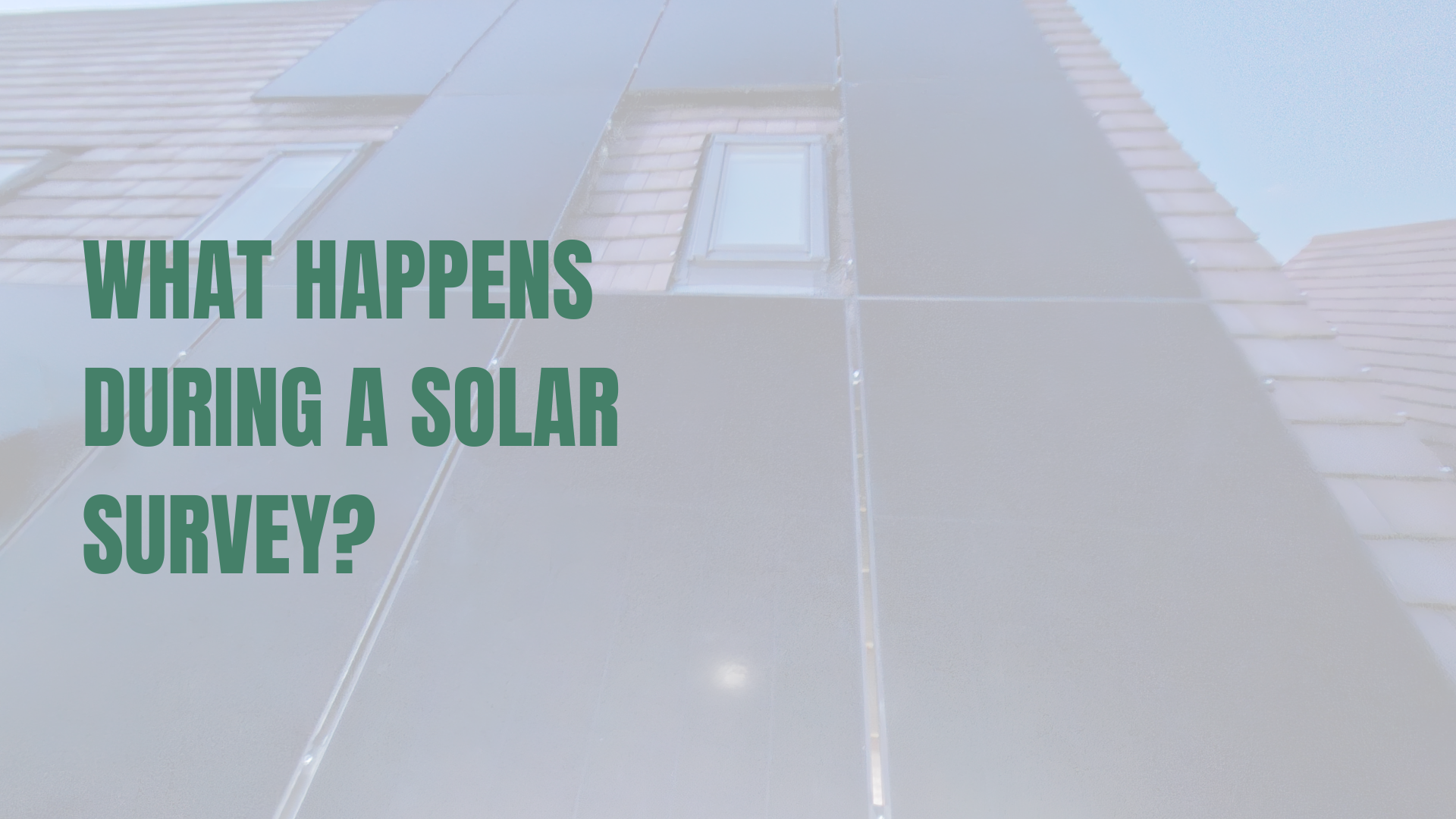 Solar panels installed around velux windows