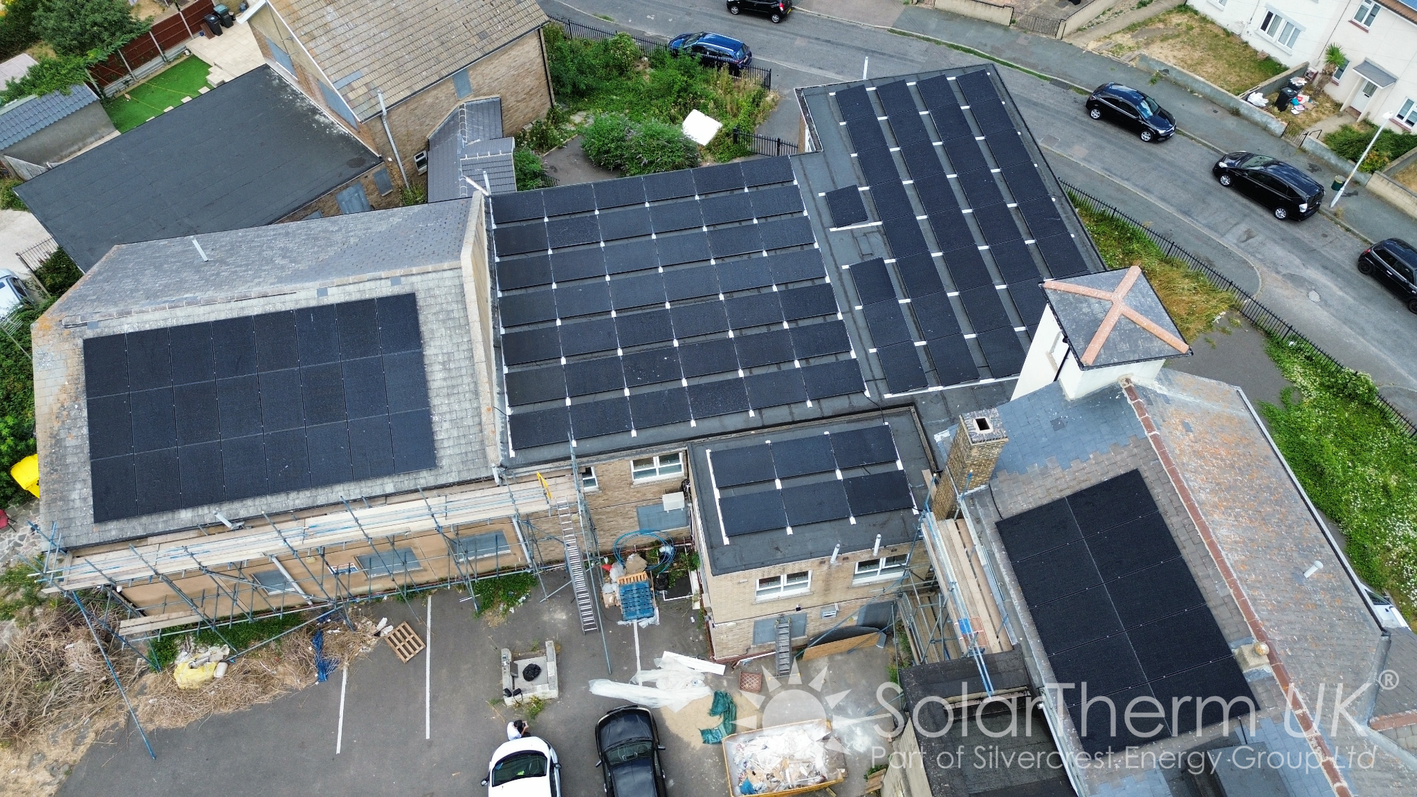 SOS Medical solar installation in Kent