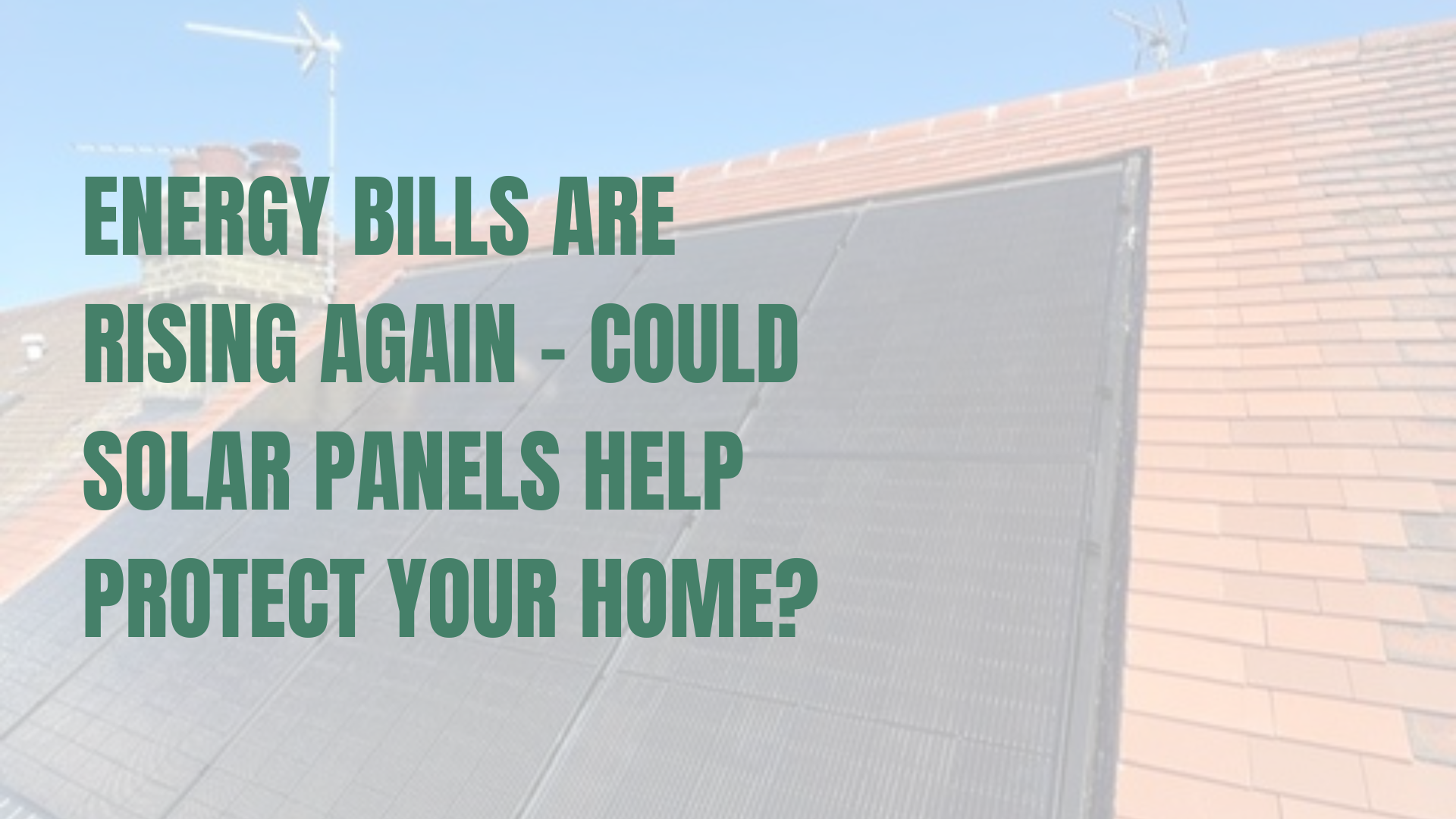 Integrated solar panels on a pitched roof in London