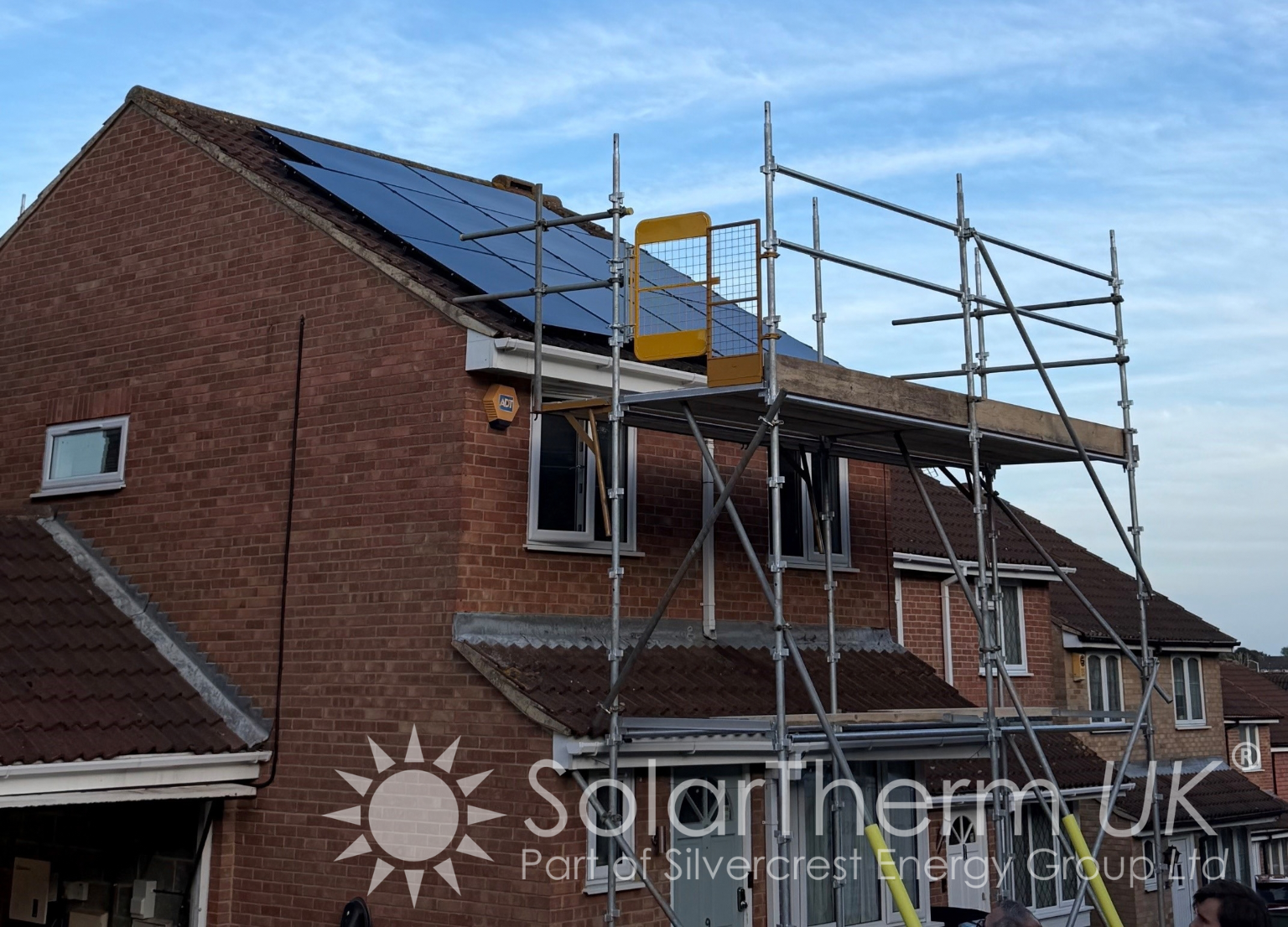 Solar installation on a property in Havering, Essex