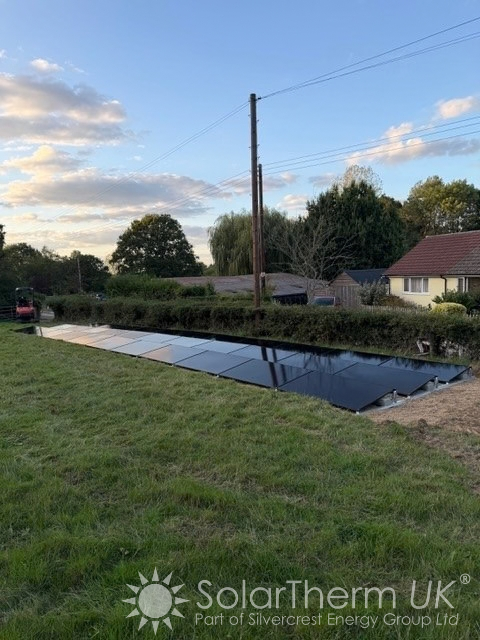 Ground mounted solar installation in Sissinghurst, Kent