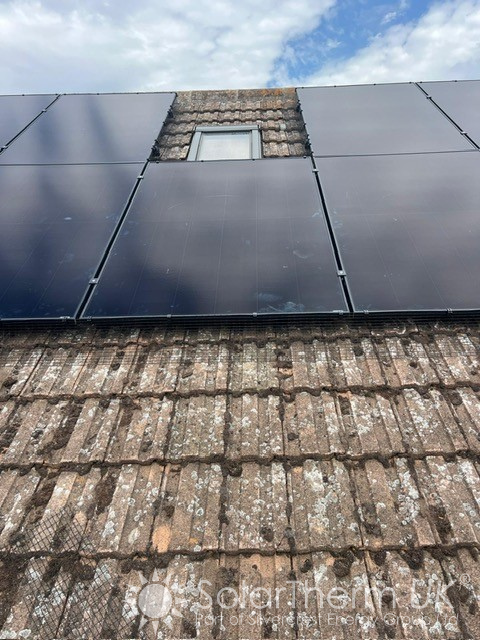 Solar installation on a property in Grays, Essex